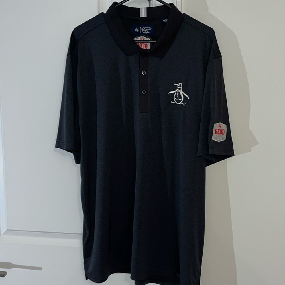 Penguin Pro Tour Golf Polo Shirt Robert Redd Sponsor XL Men’s Cam Smith Model
